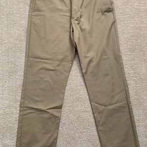 Banana Republic Non Iron Slim Tan Pants 35x32